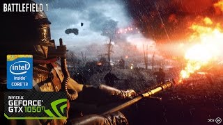 GTX 1050 Ti | i3 6100: Battlefield 1 Benchmark