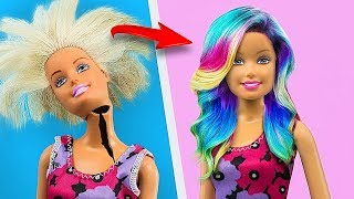 17 SEMPLICI TRUCCHI PER LA TUA BARBIE / MODI BRILLANTI PER UTILIZZARE VECCHI GIOCATTOLI