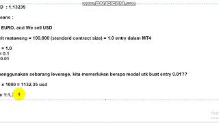 LEVERAGE & MINIMUM MARGIN REQUIREMENT (MMR) - EMF TRADING (BAHASA MALAYSIA)
