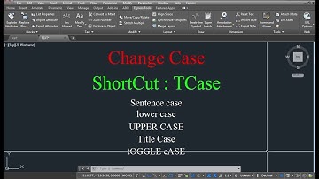 How To Change Case Of Text In AutoCAD In Hindi