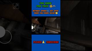 Secret Trick Open Spiderdoor Without Spider Key