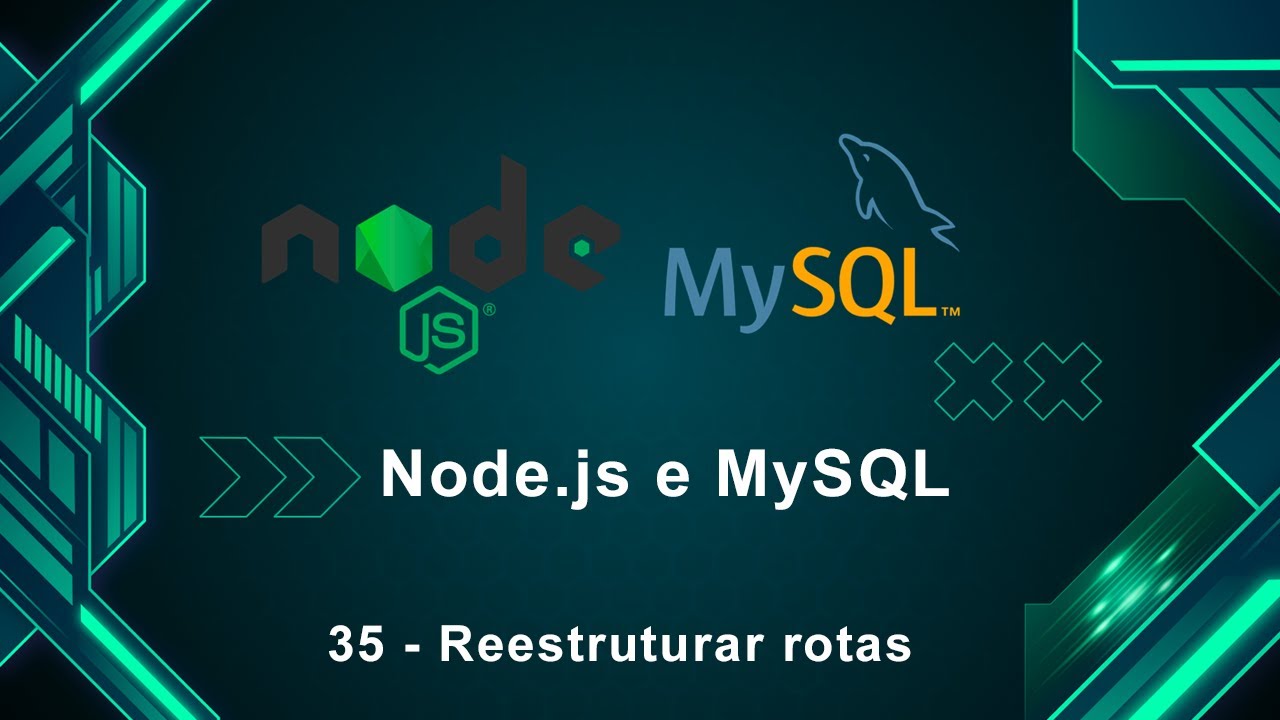 Node.js e MySQL 35 - Reestruturar rotas - YouTube