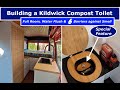 Building a Kildwick Compost Toilet for Camper Van &amp; How to Avoid Smell (Mercedes T1 Van Conversion)