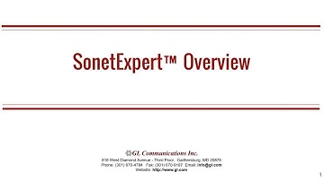 SonetExpert™ Channelized (SEC) Analyzer