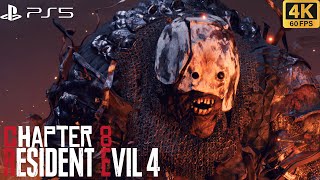 Resident Evil 4 Remake | Chapter 8: The Castle Battlements (Hardcore) | PS5 4K 60FPS Gameplay