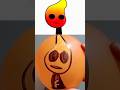 I made Sprunki OC FIRENOM out of Balloon #sprunki#diyballoon#craftermadiha