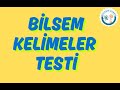 Bilsem Mülakat Kelimeler Testi #bilsemmulakat #bilsem2asama
