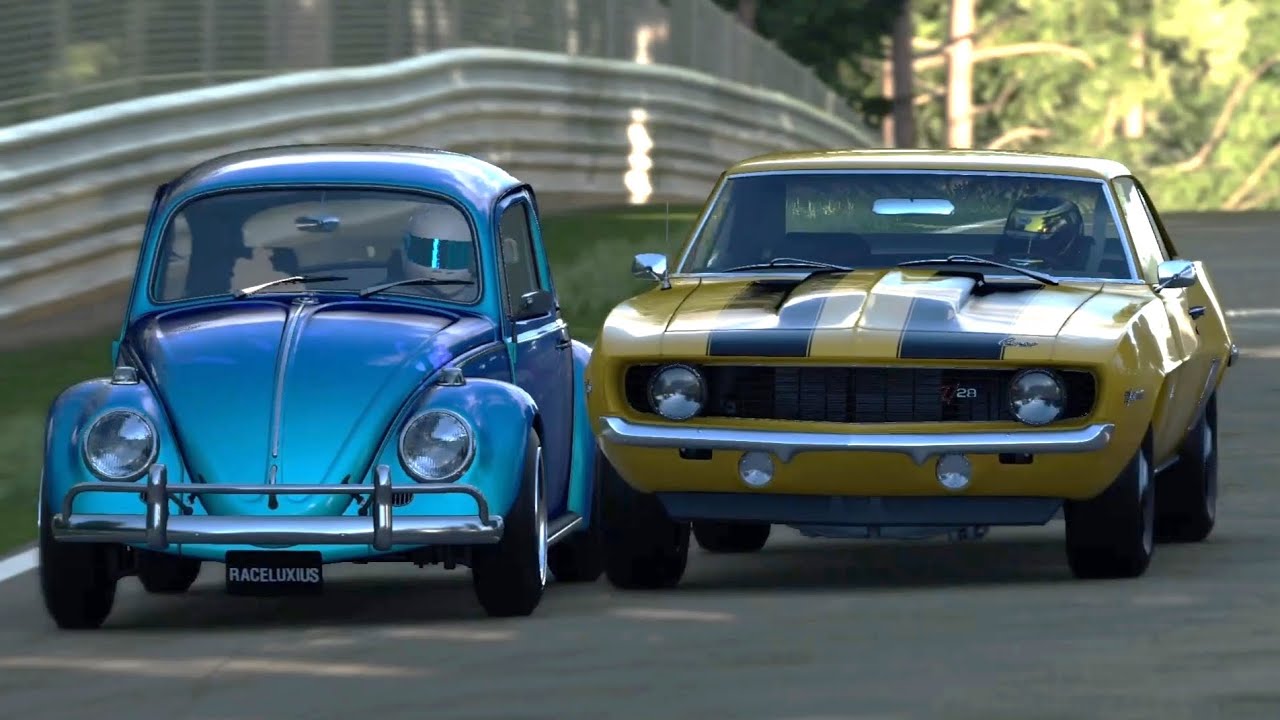 Chevrolet Camaro Z28 vs Volkswagen Type 1 1200 at Nurburgring