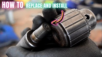 How to Install and remove drill chuck arbor Morse Cone MT1 MT2 MT3 MT4 B10 B12 B16 B18