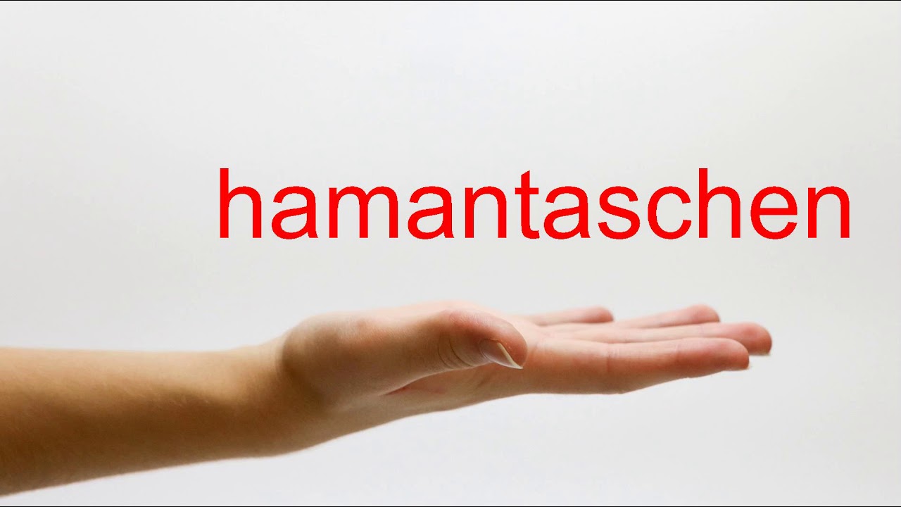 How To Pronounce Hamantaschen - American English