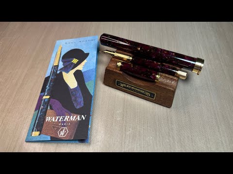 Waterman (1990s) Lady Agathe #newpenday - YouTube