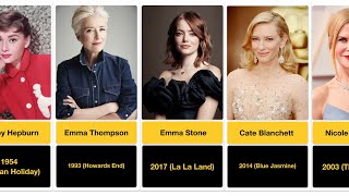 All Best Actor OSCAR Winners in Academy Award History (1928-2023) | Every Best Actress Oscar Winner