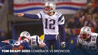 BONUS BREAKDOWN: Josh McDaniels Film Review of Tom Brady's 2003 Comeback vs. Broncos Profile