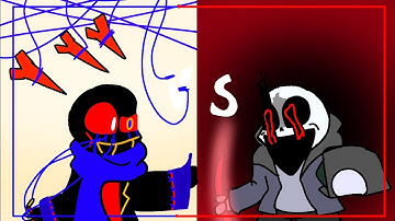 Erorr sans vs VHS Sans Animation [part 1]