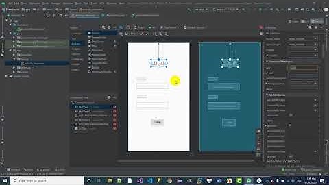 Tạo form đăng nhập bằng Android Studio.