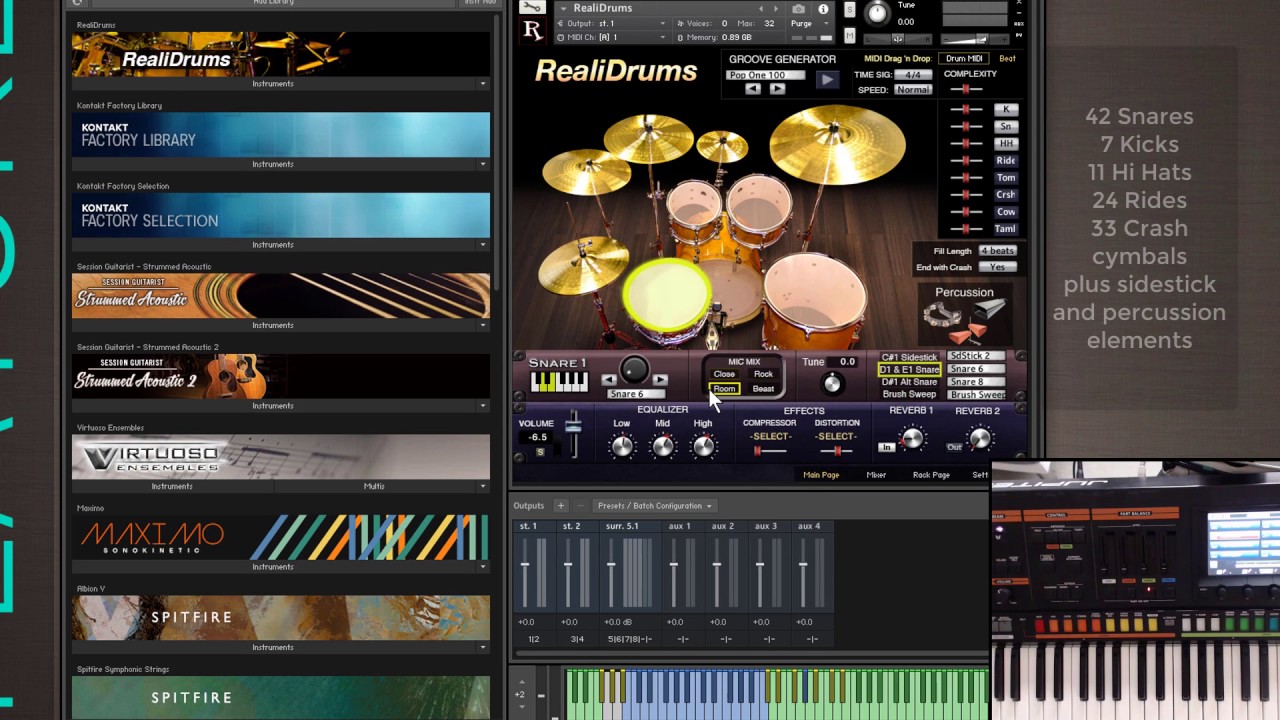 RealiTone RealiDrums - Sounds and features