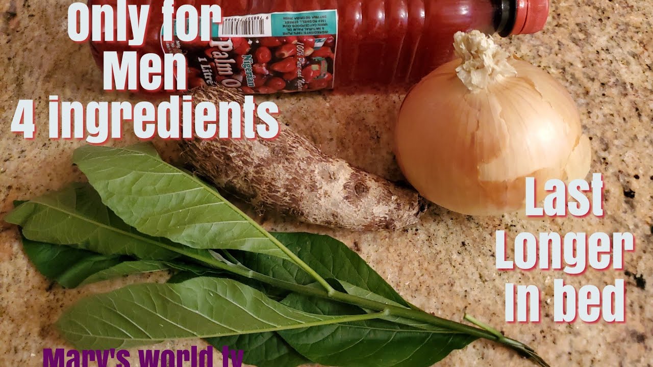 HOW TO LAST LONGER IN BED NATURALLY/4 INGREDIENTS/ONLY FOR MEN/CLEAN