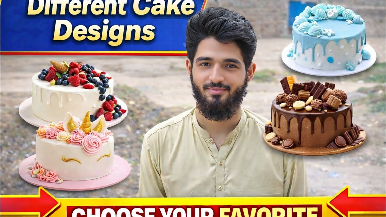 Different Cake Designs | Choose Your Favorite Cake Decoration