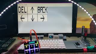 6 Key Macro Keypad With 2 Levels, Gesture Control, Oled Display And Neopixel Backlit Keys.
