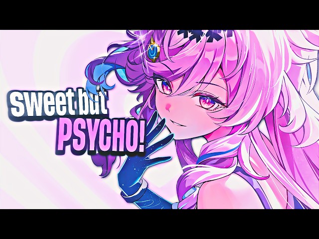 Nightcore - Sweet but Psycho (Rock Version) (Lyrics)