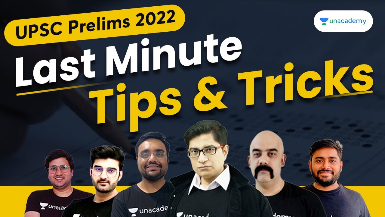 Last Minute Tips & Tricks for Prelims 2022 Aspirants! | UPSC CSE IAS ...