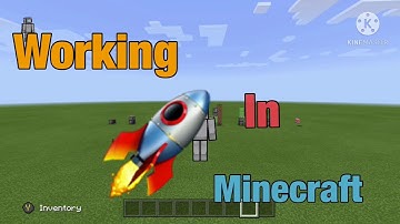 How To: Make a Working Rocket in Minecraft Bedrock