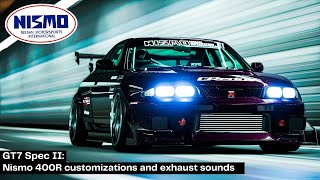GT7 Spec II Update: Nismo 400R Customizations and exhaust sounds