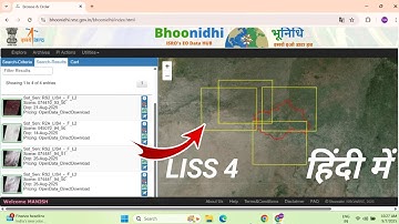 Download LISS 4 Sensor Imagery From Bhoonidhi | Liss 4 Sensor | Liss 4 Satellite Image |
