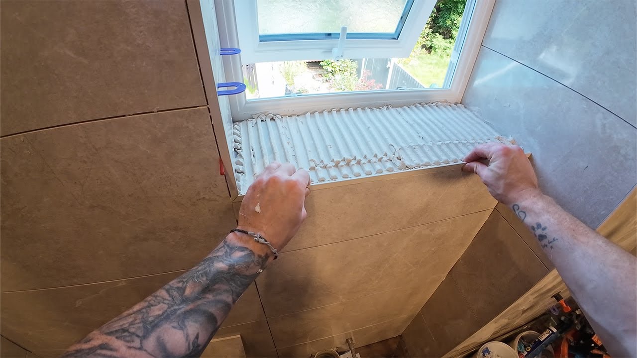 Tiling - How To Tile Inside A Window