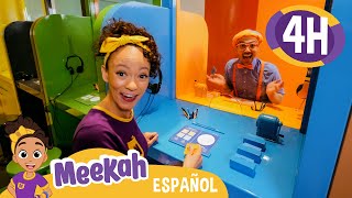 4⃣h ▸La Fábrica de los colores ¡Hola Meekah!Amigos de Blippi | educativo para niños | 4 horas