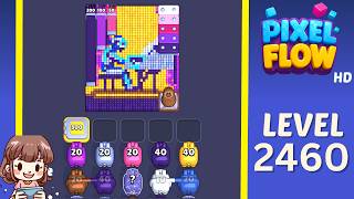 Pixel Flow Level 2460 Solution Walkthrough