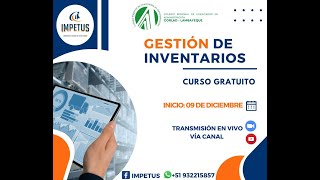 GESTIÓN DE INVENTARIOS - SESIÓN 01- CURSO GRATUITO