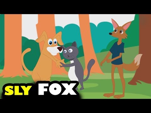 Moral Story For Kids in English | The Sly Fox | Animal & Jungle Story
