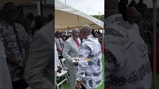 Arrival of Prez John Mahama’s arrival at the 13th wreath laying ceremony of the late Atta Mills