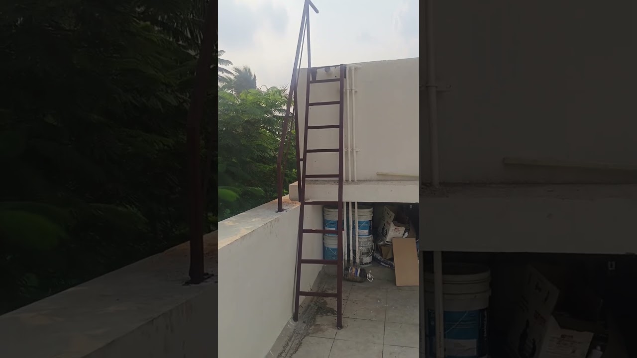 Ladder for overhead tank 