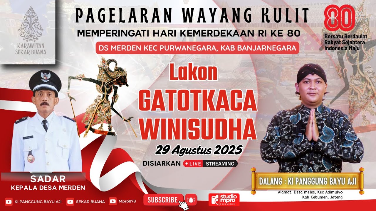 Gatotkaca Winisudha KI PANGGUNG BAYU AJI || BANJARNEGARA