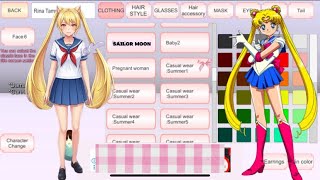 New Sailor Moon Dress Tutorial In Sakura School Simulator