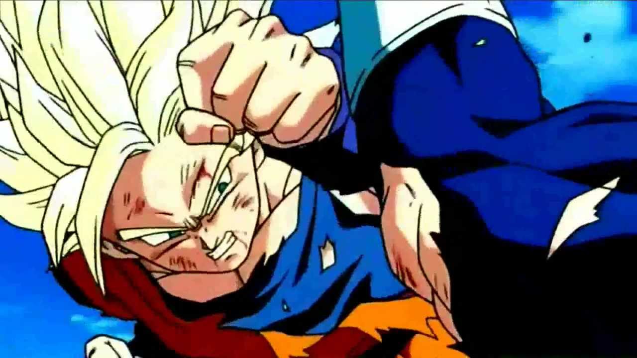 Majin Vegeta vs Goku Papercut