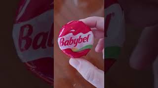 Making a candle from Babybel cheese wax #shorts