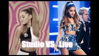 Studio VS Live Mic Feed - (Problem) Ariana Grande