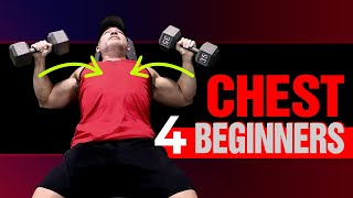 BEST Chest Workout With Dumbbells For Beginners (Only 3 Exercises!)