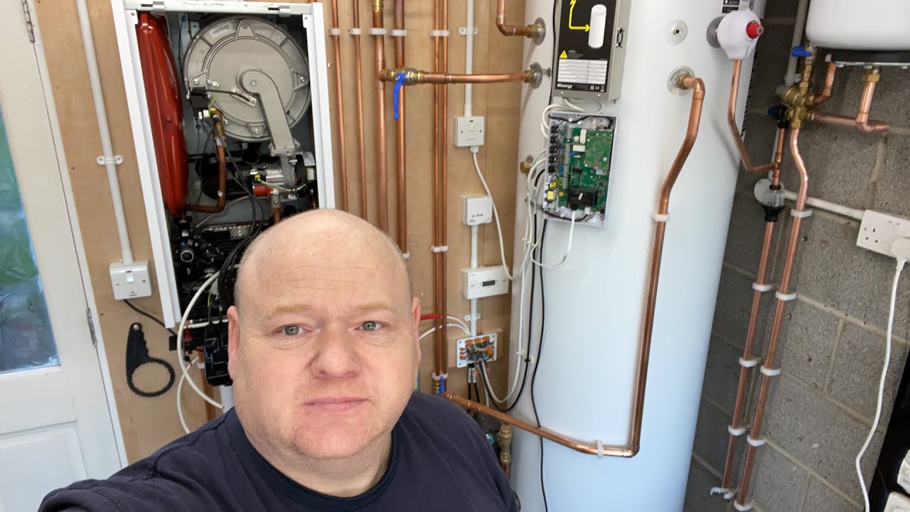 Unvented Hot Water Cylinder Boiler Room YouTube