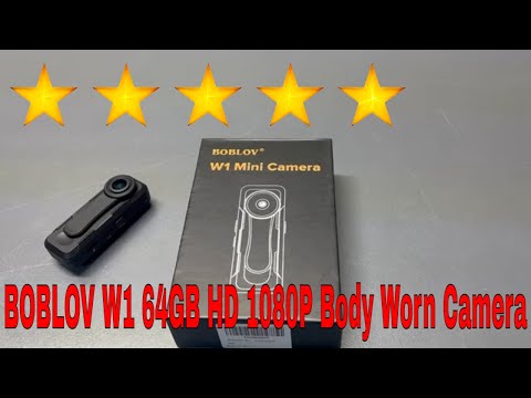 Boblov W1 Body Camera Review - 64gb Hd 1080p #productreviews