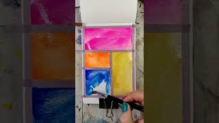 This one is so simple, but so satisfying!  #watercolorfun #sketchbookexercises #sketchbookideas
