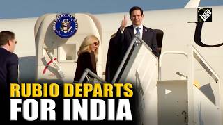 Watch! US Secretary of State Marco Rubio departs for India after Concluding Uzbekistan visit