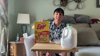 Eggo Cereal Review. Hope you like Maple syrup