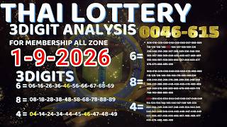 1-9-2026  THAI LOTTERY 3DIGIT ANALYSIS  2026 By, InformationBoxTicket