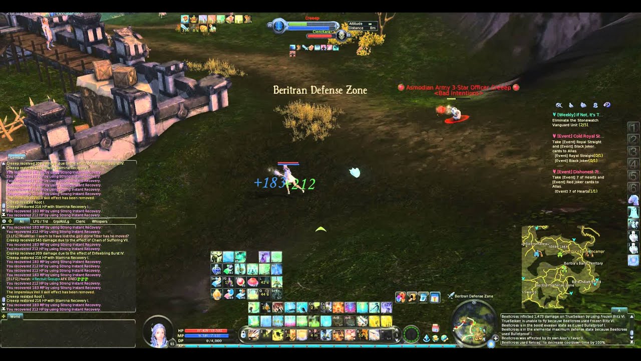 Aion US 4.7 Siel - BM Camp D4 PvP Gameplay Cleric - Creeep (Jan 9 2015 ...