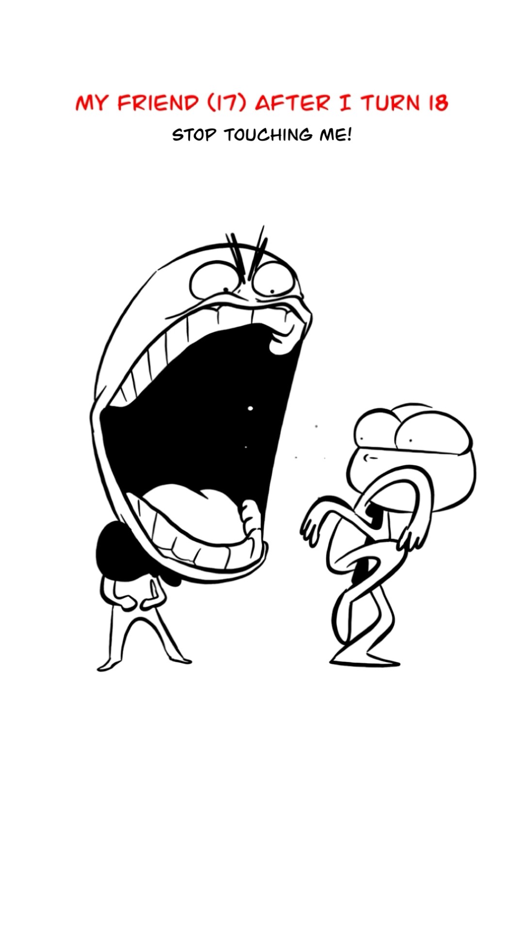 Don’t Touch Me! ? (Animation Meme) #shorts