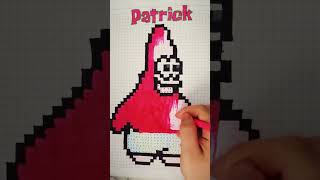 Creating Patrick from SpongeBob SquarePants in Pixel Art! | Pixel Art Gallery #pixelart